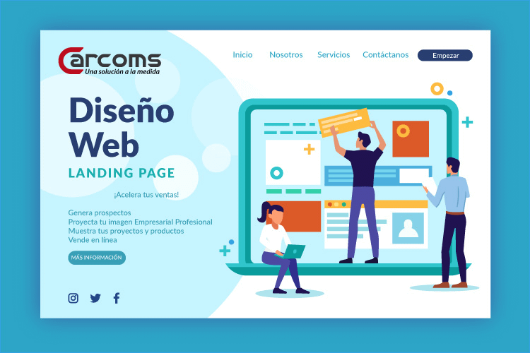 Diseño de páginas web por Carcoms.com.mx